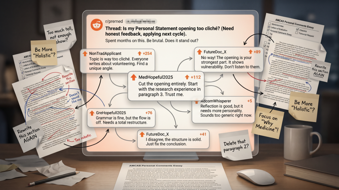 Reddit Is a Great Place to Panic About Your Personal Statement. It's a Terrible Place to Fix It.