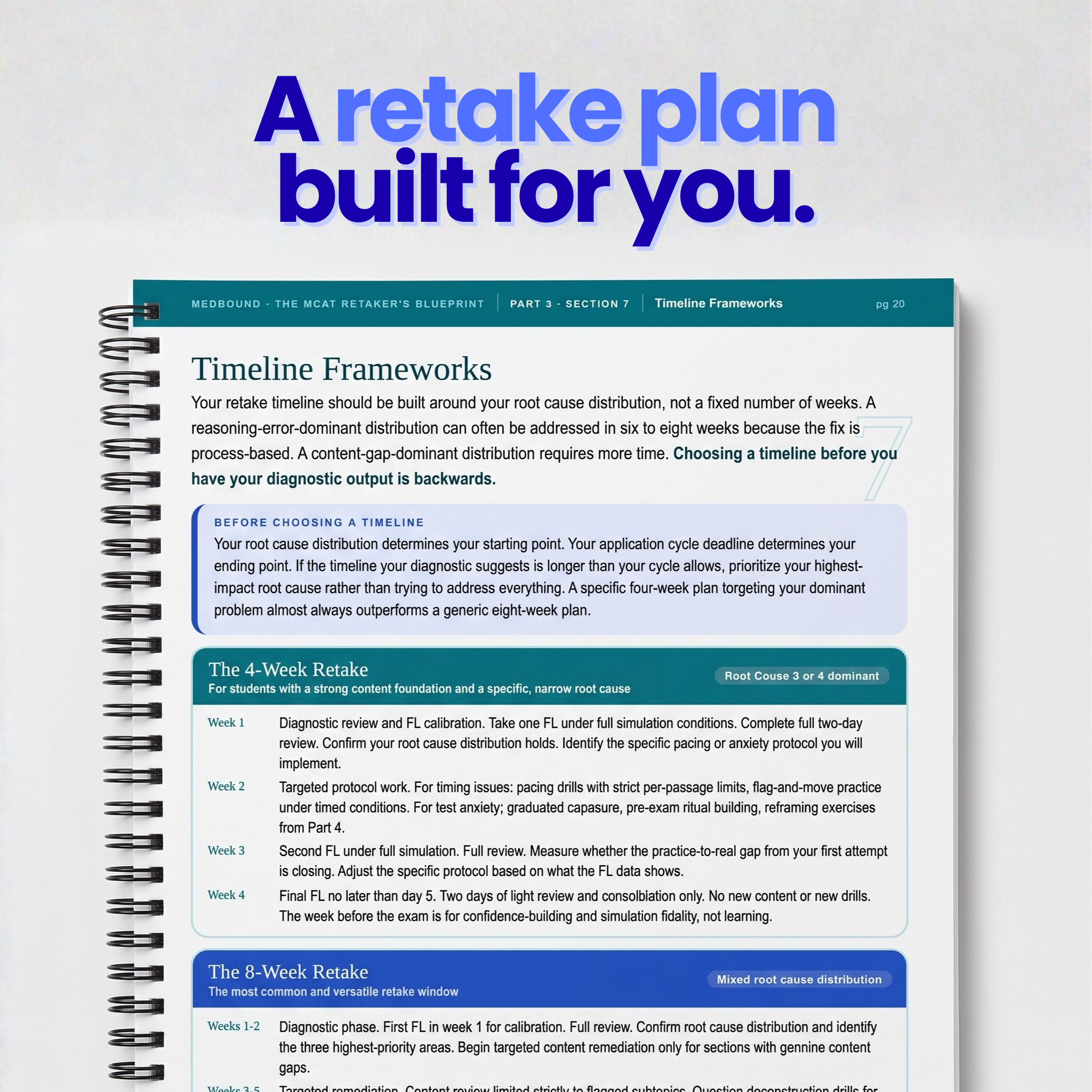The MCAT Retaker's Blueprint