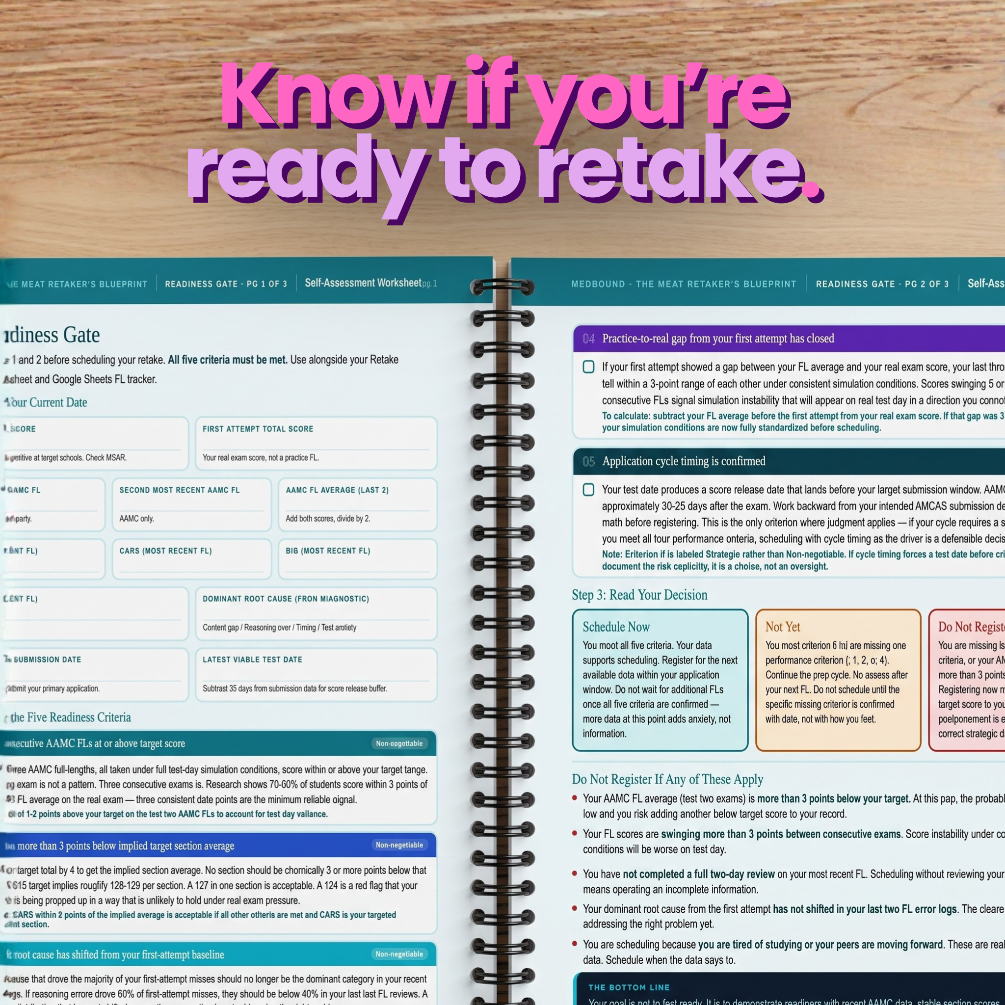 The MCAT Retaker's Blueprint